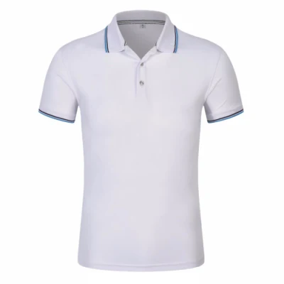 Китай заводские установки высокого качества печати нестандартный моды вышитый белых полей для гольфа рубашки поло для мужчин