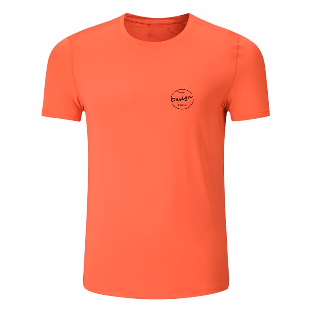 Top Quality Custom Men Fitness Wear Plain Tshirt Polyester Gym Active Muscle Tees Shirt Manufacturers