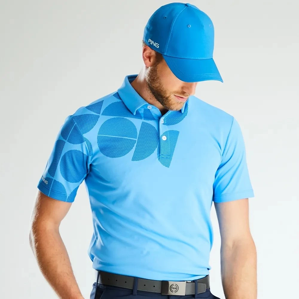 Custom Sublimation Embroidery Print Quick Dry T Shirt Golf Polo Shirt