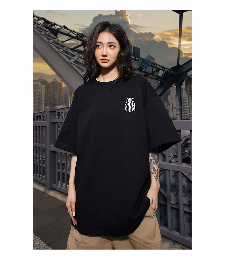 OEM Customized T-Shirt Pour Hommes America Size Cotton White Round Neck Hip Hop T-Shirts Pour Hommes