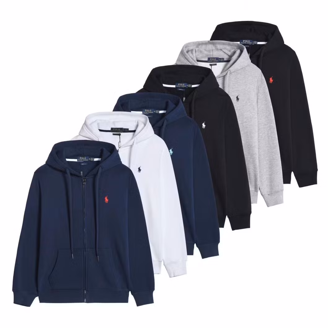 Brand Clothing New High Quality Men&prime;s Crocodile Embroidery Polo Shirt Quality Rl Polo Men Cotton Long Sleeve Shirt Hoodies Sweatshirts