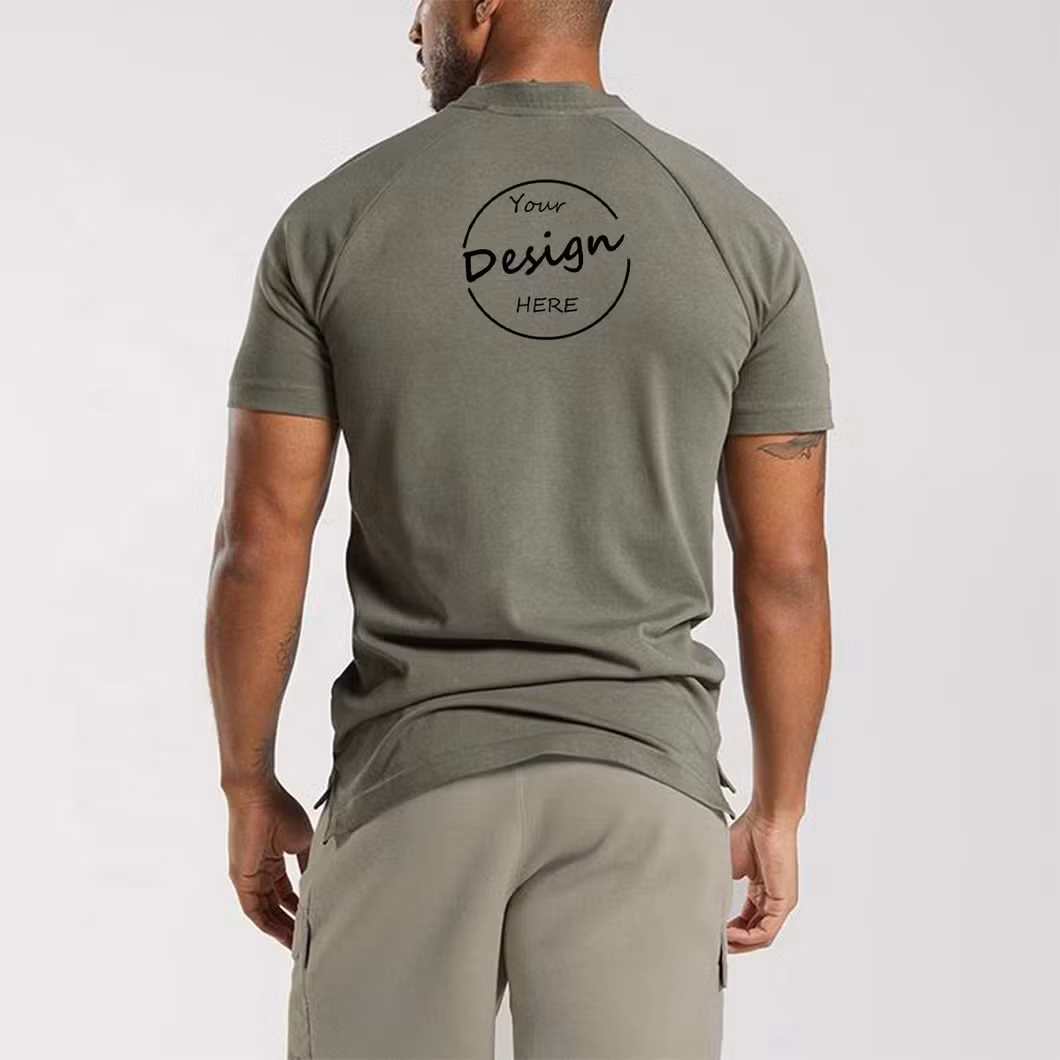 Custom Printing Summer Men&prime;s Stand-up Collar Shirt Fashion Daily Wear Style T-Shirt Casual Embroidered Polo Shirt