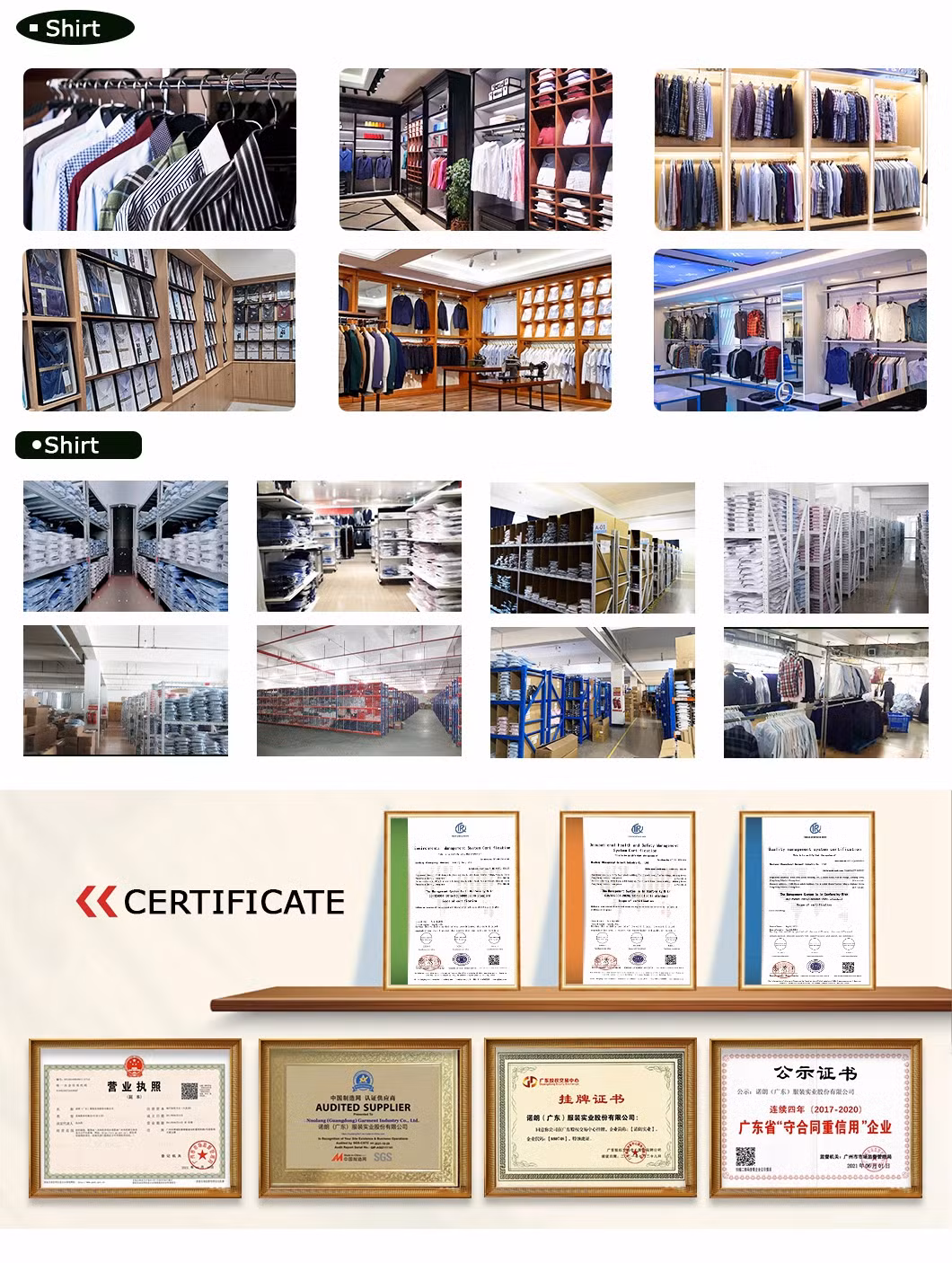 Wholesale Custom Cotton Casual Shirt Stand-up Collar Short Sleeve Men&prime;s Shirts Formal Office Dress Shirts for Men