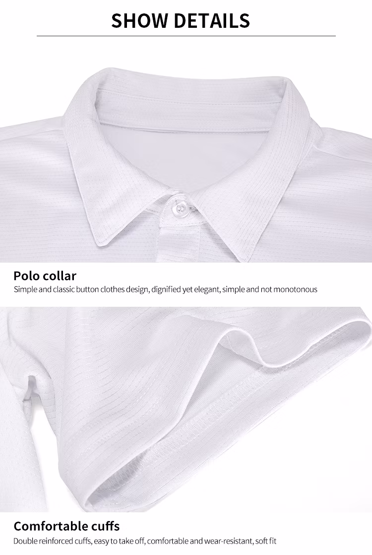 Dry Fit Polo Shirts Men Top Quality 100% Polyester Sportswear Golf Shirt Custom Logo Polo Shirt for Men Plain