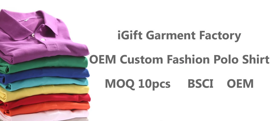 OEM Sports Wear Customized Cotton Pique Embroidery Logo Custom Men Polo Shirt