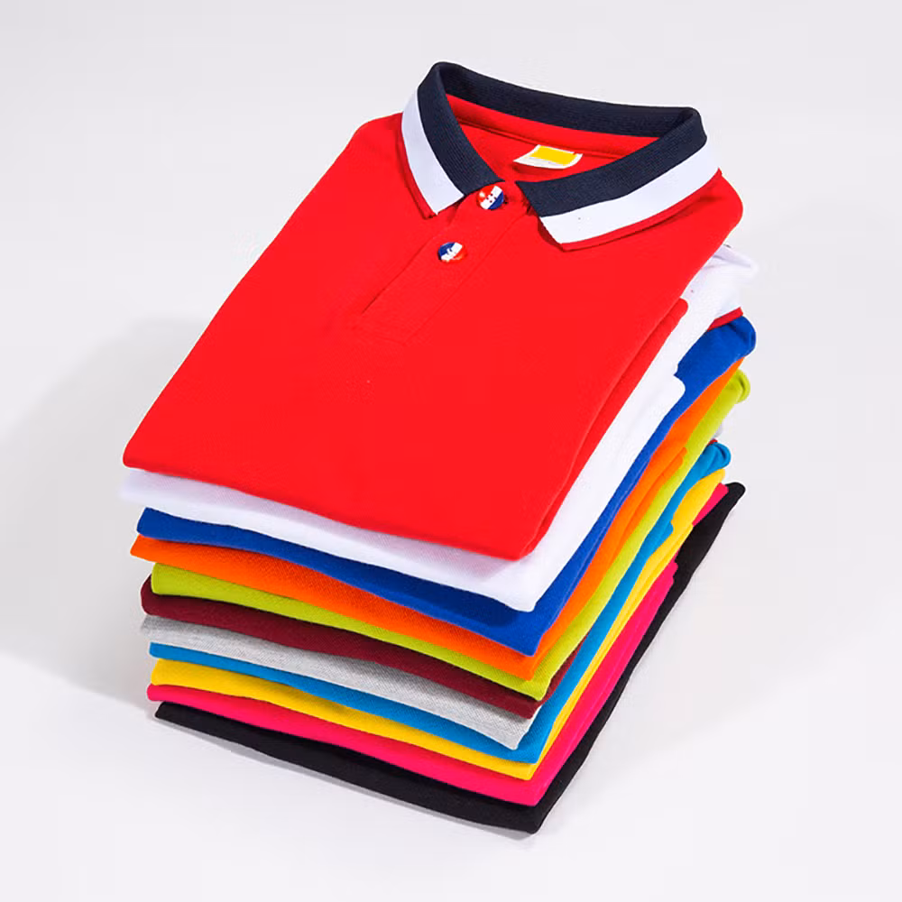 Wholesale High Quality Plain Casual Golf Custom Logo Simple Polo Shirt for Men