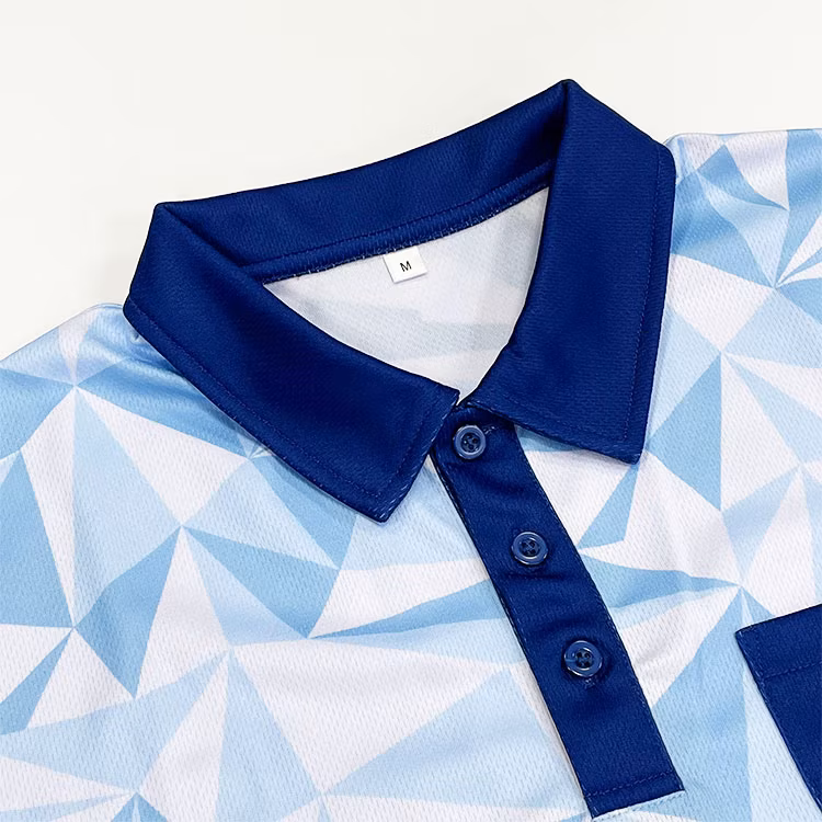 Wholesale 100% Polyester Polo Custom Mens T Shirt Custom Golf Polo Shirts Sublimation Polo Shirt for Men