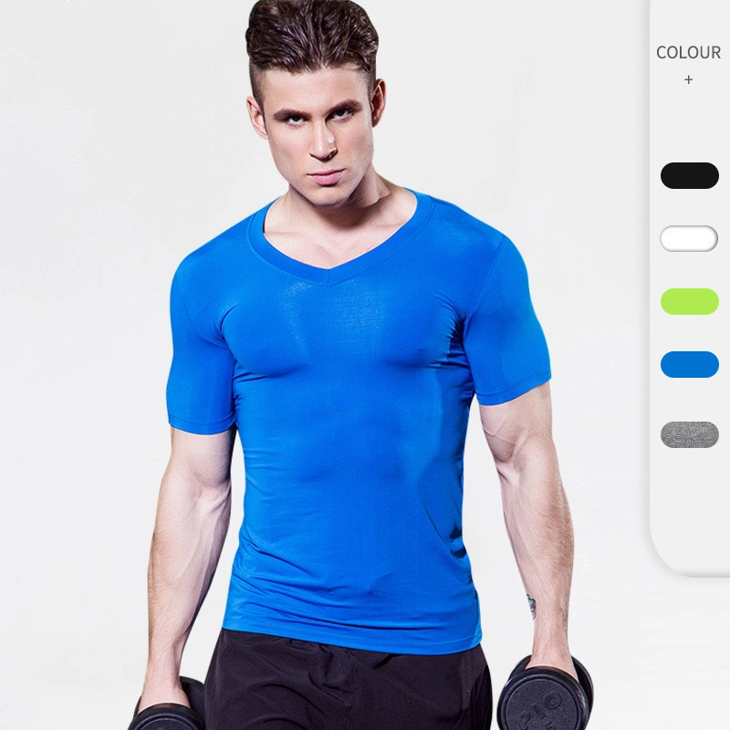 Hot Sale Men&prime; S Active Slim Fit Quarter Zipper Running Sweatshirt Stand-up Collar Quick Dry Outdoor Athletic Performance Long Sleeve Sports Gym Shirts