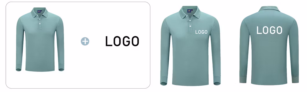 Factory Custom Long Sleeve Cotton Embroidery Printing Logo Commercial Advertising Culture Polo Shirt for Summer