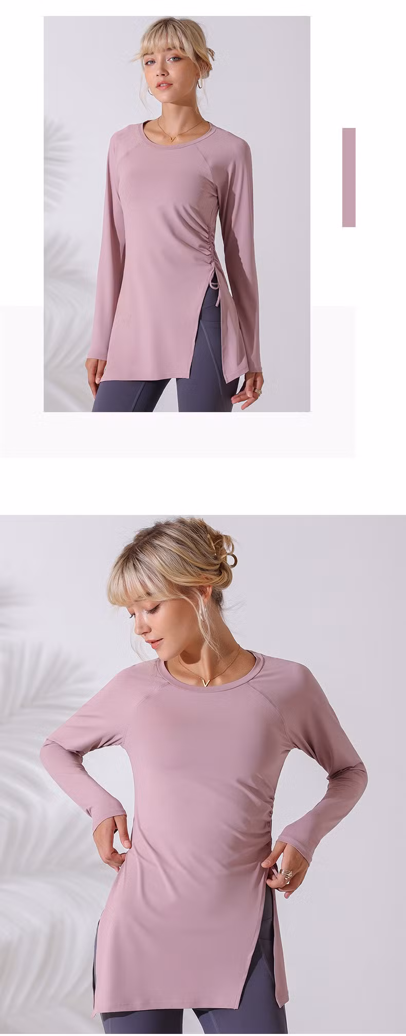 Newest Yoga Shirts Women Top Long Sleeve T Shirt Yoga Gym Wear Cropped Hoodie Women