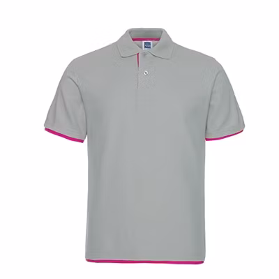 Men&prime;s Casual Button Down Solid Color Slight Stretch Polyester Polo Shirt