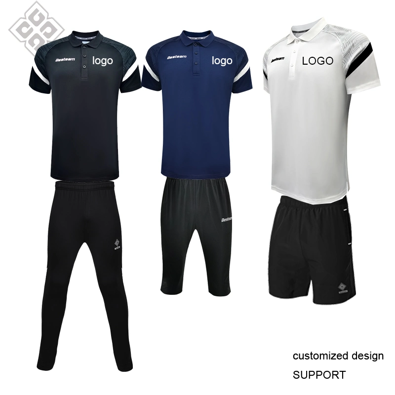 Man Football Jersey Polo for Soccer Sportswear