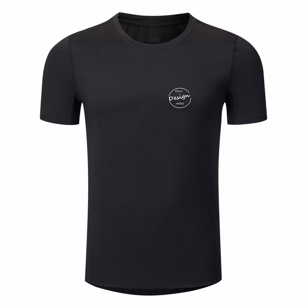 Top Quality Custom Men Fitness Wear Plain Tshirt Polyester Gym Active Muscle Tees Shirt Manufacturers