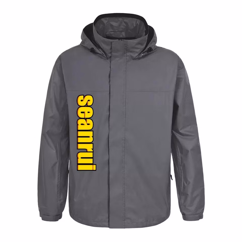 New Fashion Windjacket Polyester Joggers Long Sleeve Sport Waterproof for Men