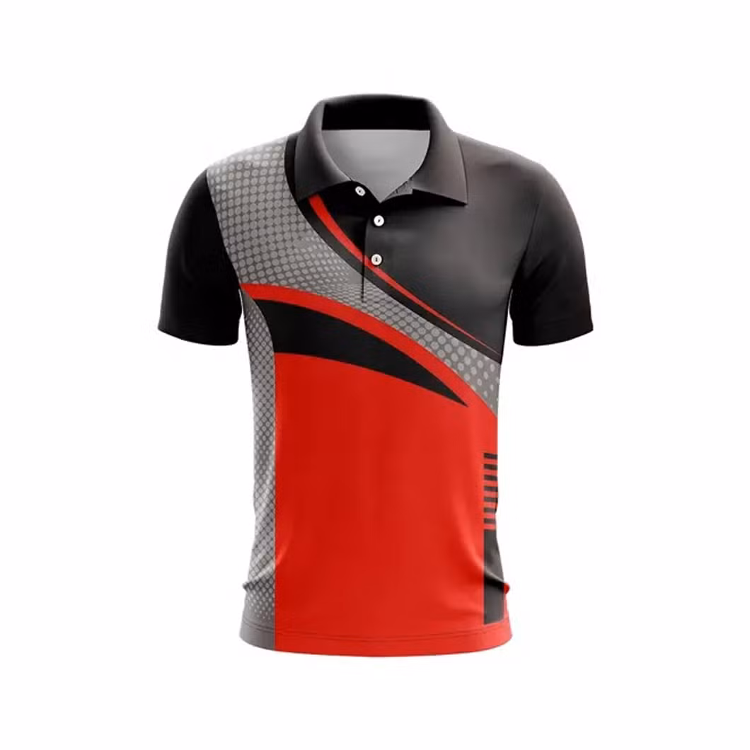OEM Custom Logo Printed Tee Sublimated Golf Jersey Custom Full Sublimation Printing Mens Polo Shirt