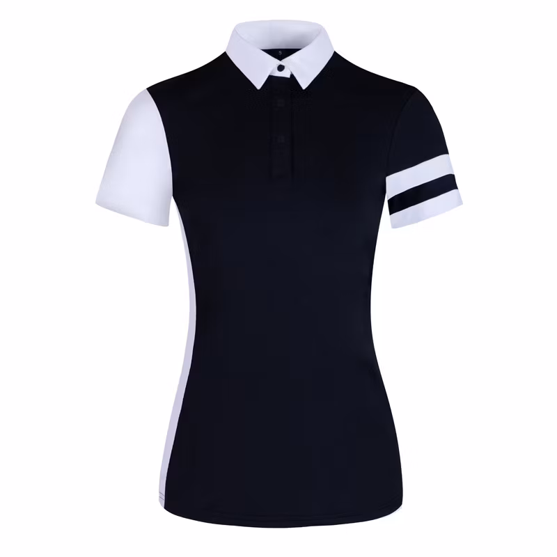 Womens Golf Shirts Short Sleeve Polo Shirts Collared Quick Dry Tennis Top Lightweight Outdoor Sports Slim Fit Tops