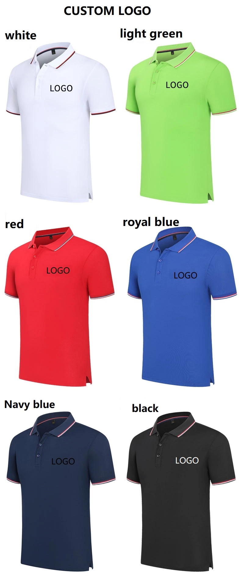 Factory Price Breathable Quick Dry Custom Guaranteed Quality Embroider Solid Golf Mens Design Polo T Shirt Cotton