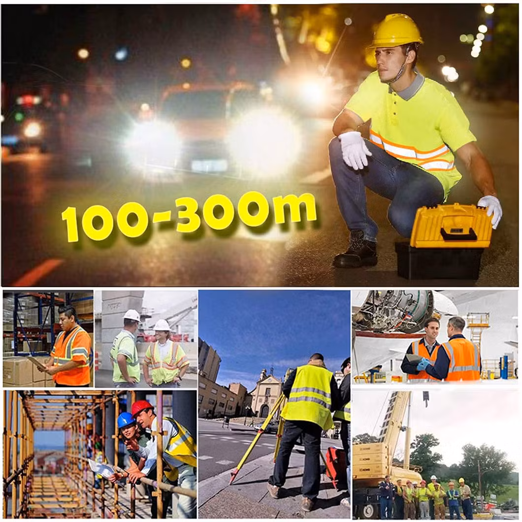Hi Vis Safety Polo Shirt Customize Your Logo with High Visibility Reflective Strips Short Sleeve T-Shirt