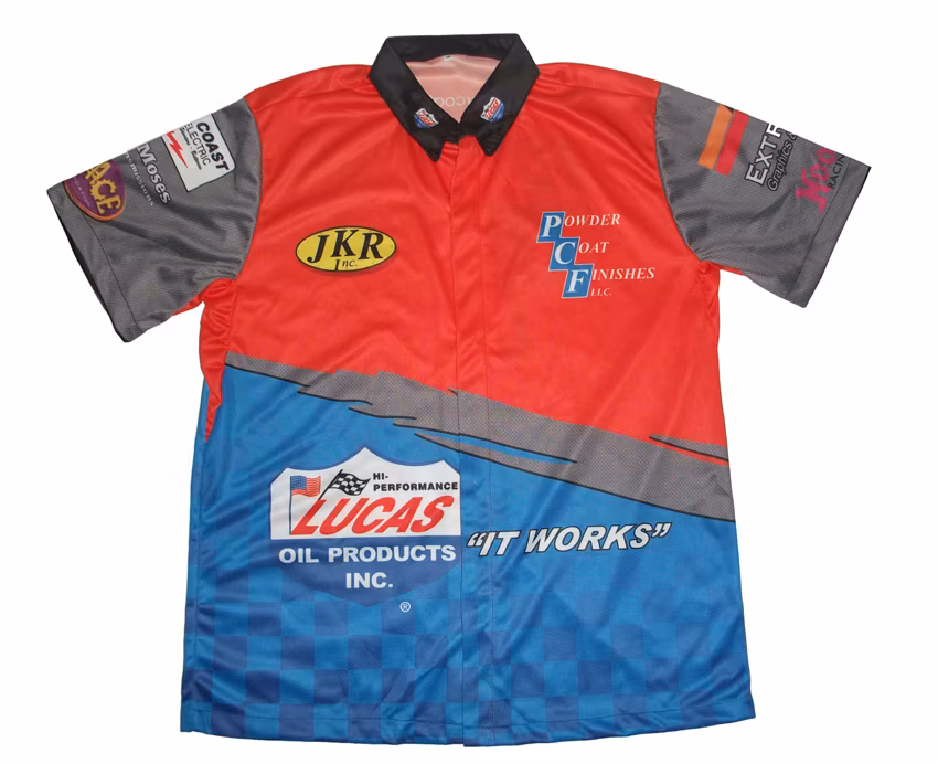 China Factory Men Auto OEM Customized Style Racing Shirt Motorcycle Jersey Custom Design Logo Full Over Printed