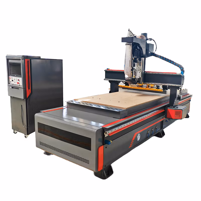 Straight Line Changing Cutters Automatically Woodworking CNC Router