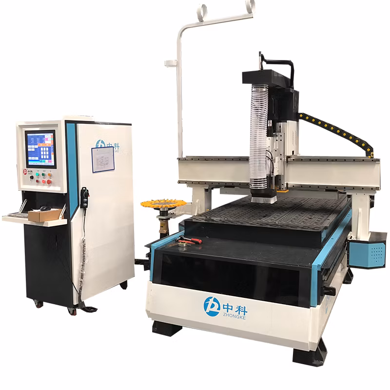 Straight Line Changing Cutters Automatically Woodworking CNC Router