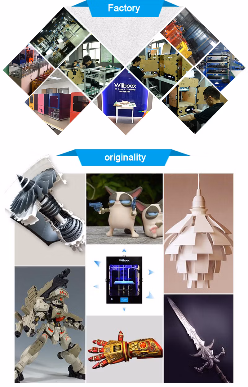 Wiiboox Huge Size Rapid Prototyping Machine High Accuracy Desktop 3D Printer