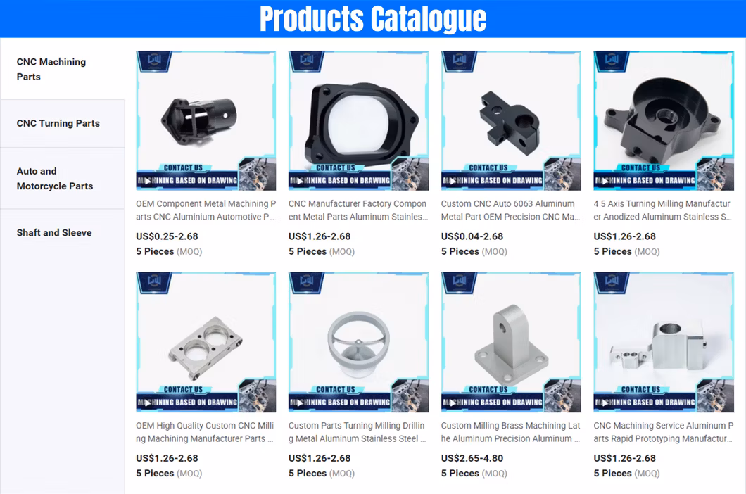 OEM 5 Axis High Precision Milling CNC Machining Anodized Aluminum Parts Prototype Service