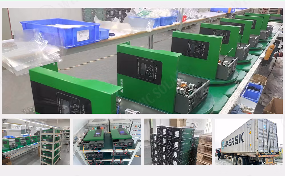 WHC Inverter Solar 5000W Hybrid Solar Inverter Power Inverter Pure Sine Wave With Parallel Function