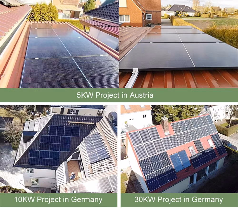 Complete Set Solar Power Inverter 10kw 8kw 6kw All in One Hybrid Solar Panel System Photovoltaic Energy Home Project