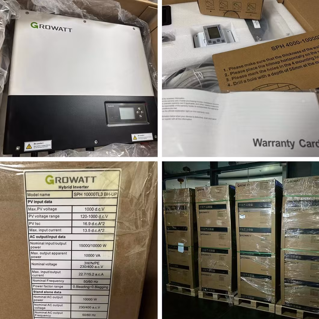 Complete Set Solar Power Inverter 10kw 8kw 6kw All in One Hybrid Solar Panel System Photovoltaic Energy Home Project