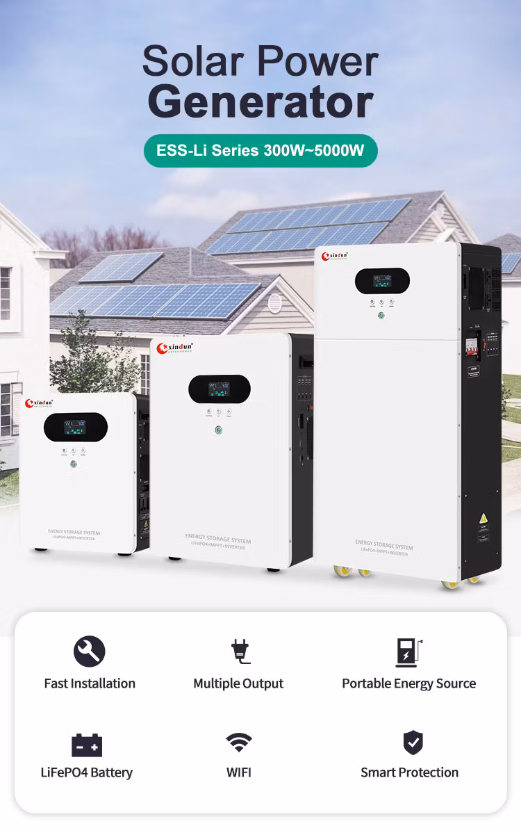 6000W 1000W 3000W Mini Electric Portable Solar Generator