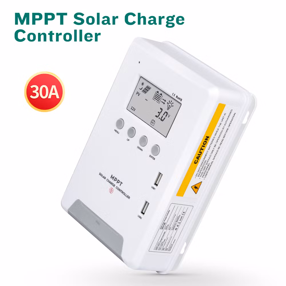 Smart Solar Panel Charger Regulator 12V 24V DC Automatic Voltage Recognition 30A 40A Solar MPPT Controller