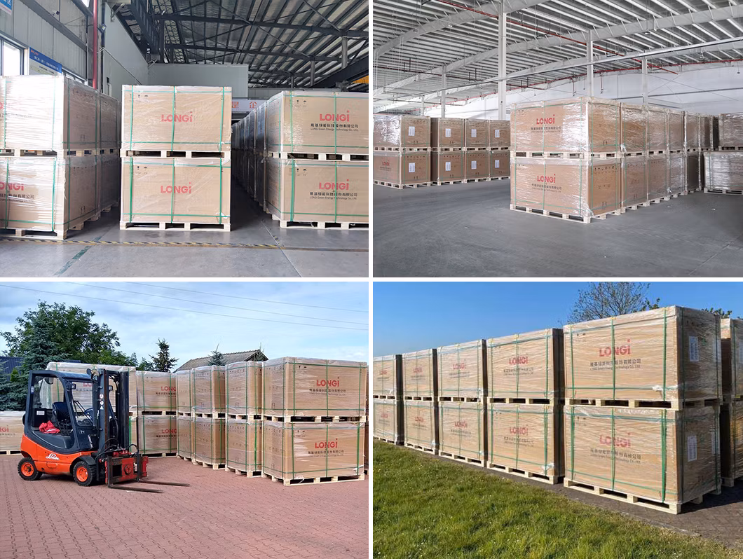 Longi Mono Solar Panels 590W 600W Hi-Mo6 N Type Solar Pannelli