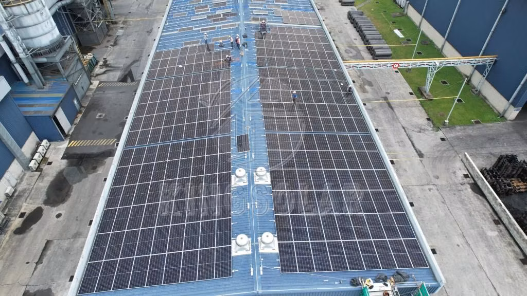Solar Metal L Shape Tile Roof Set