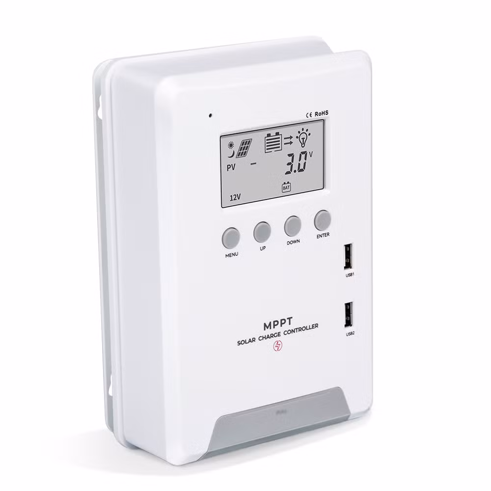 Smart Solar Panel Charger Regulator 12V 24V DC Automatic Voltage Recognition 30A 40A Solar MPPT Controller