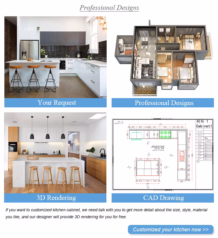 Kitchen Design Modern Cabinet Furniture Kitchen Sets Cupboard Smart Furniture in Kitchen Joinery