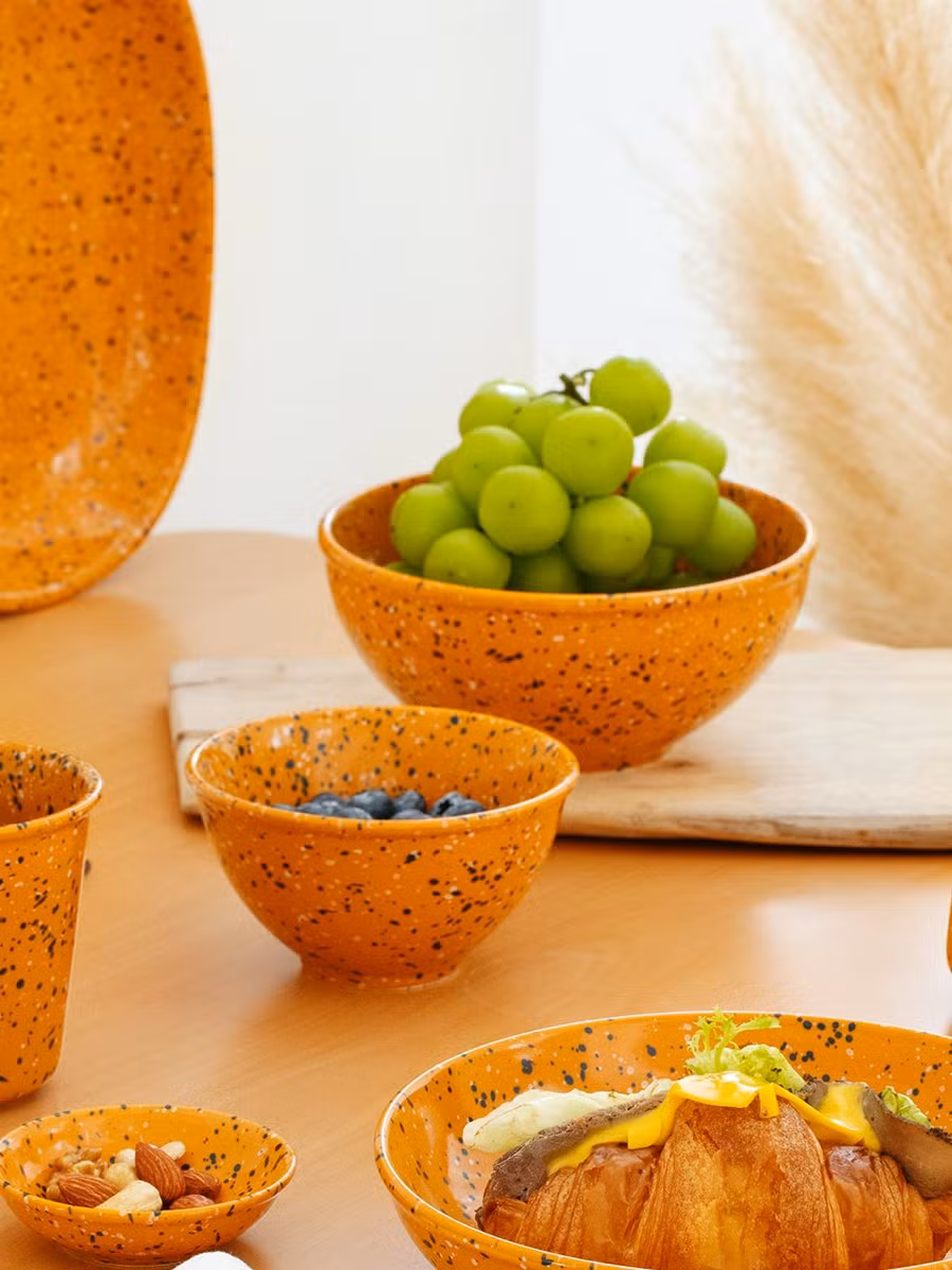 Ceramic Small Fruit Salad Bowl Colorful Serving Dinner Round Bowls for Restaurant