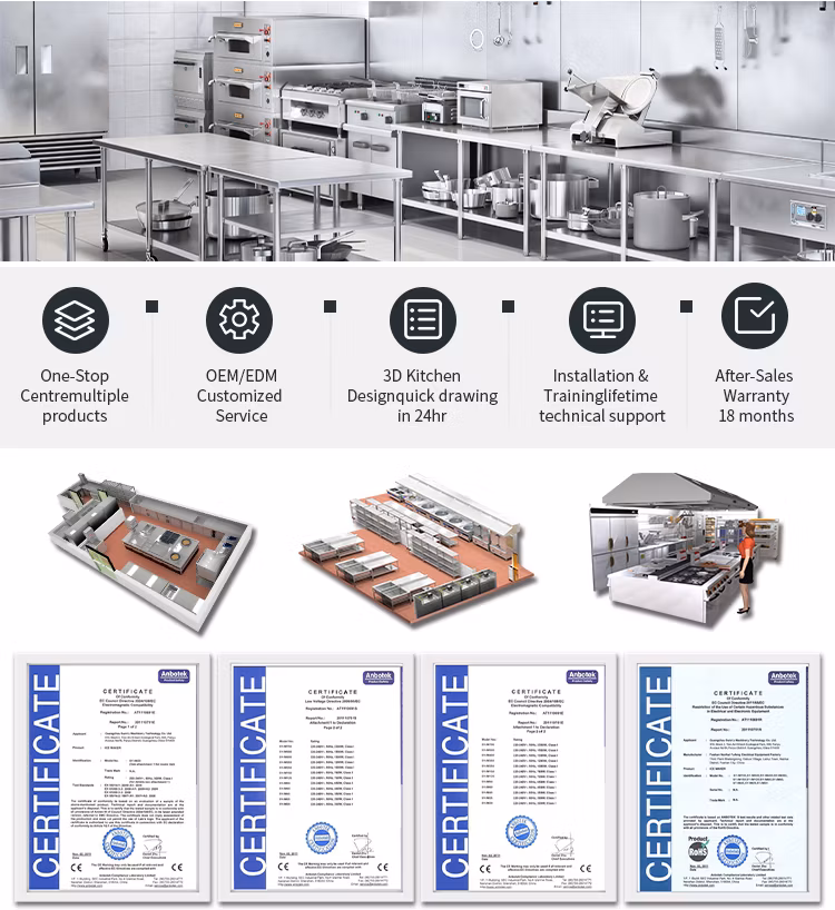 Propane Restaurant Hotel Kitchen Tools and Equipment, Kitchen Equipment Hotel