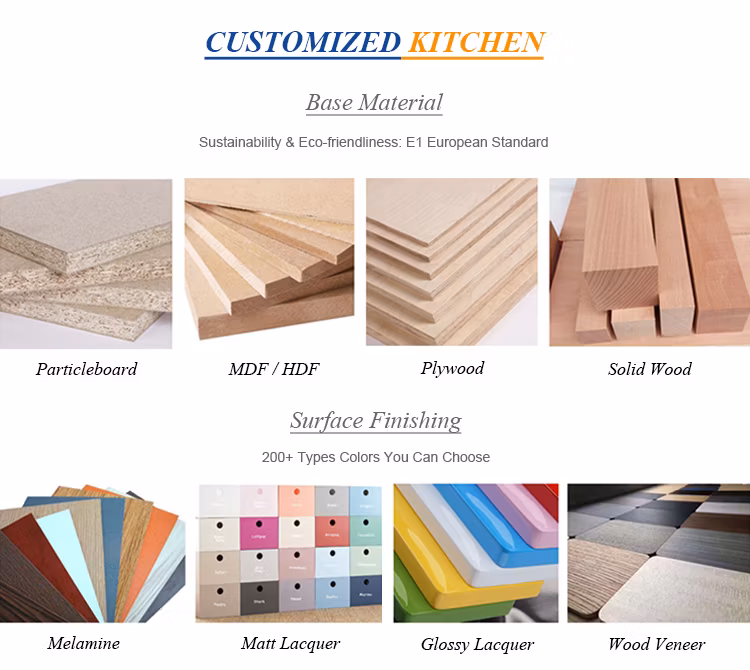 Kitchen Design Modern Cabinet Furniture Kitchen Sets Cupboard Smart Furniture in Kitchen Joinery