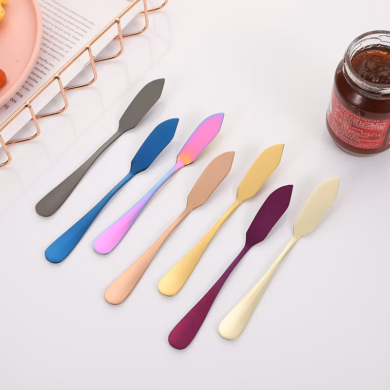 Customizable High Quality Stainless Steel Silver Hotel Knife Fork Spoon Flatware Sets Luxury Cutlery Set