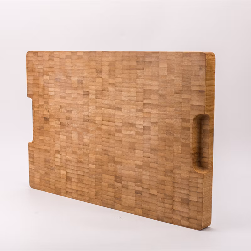 End Grain Vertical Pressed Bamboo Butcher Blocks and Cutting Board