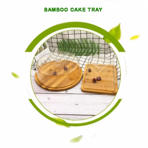 Natural Bamboo Cutting Board Square Round Logo Custom Cheese Board Rustic with Knives Set Picnic Cheese Boards