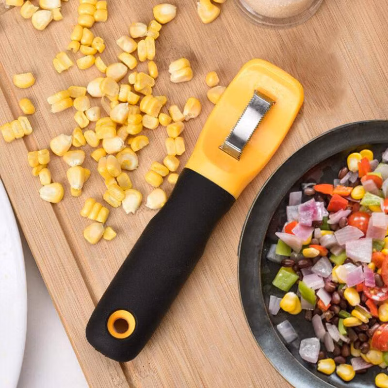 Stainless Steel Kernel Peeler Corn COB Remover Stripper Thresher Cutter Tool for Home Kitchen Bl11978