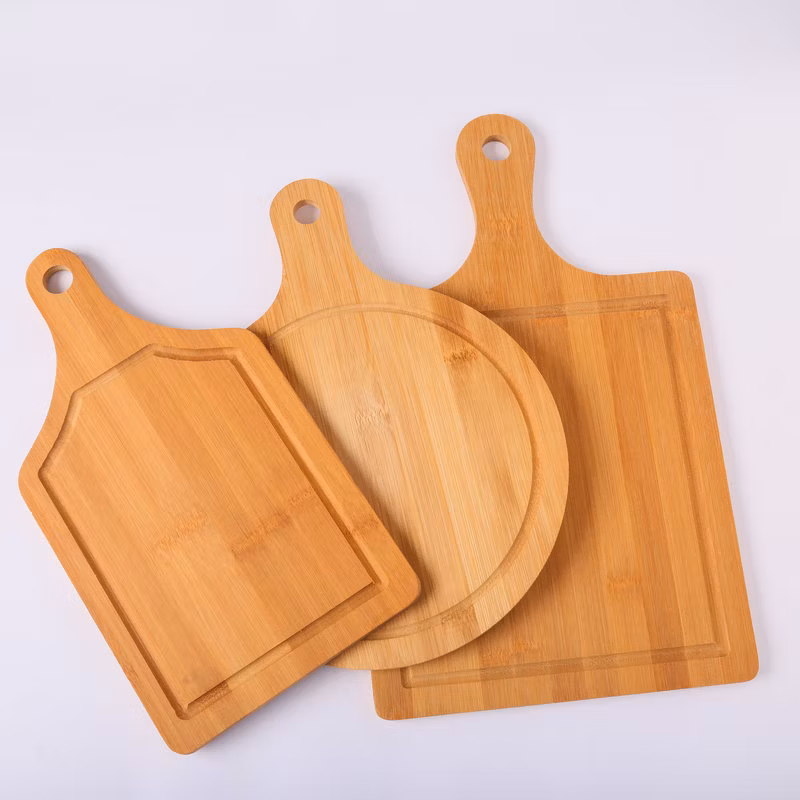 Custom Engraved Bamboo Wood Eco-Friendly Bamboo Products Cheese Board Set
