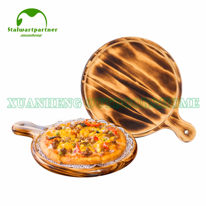 Hot Sale Custom Natural Kitchen Solid Wood Cutting Board with Hole Jh-M021