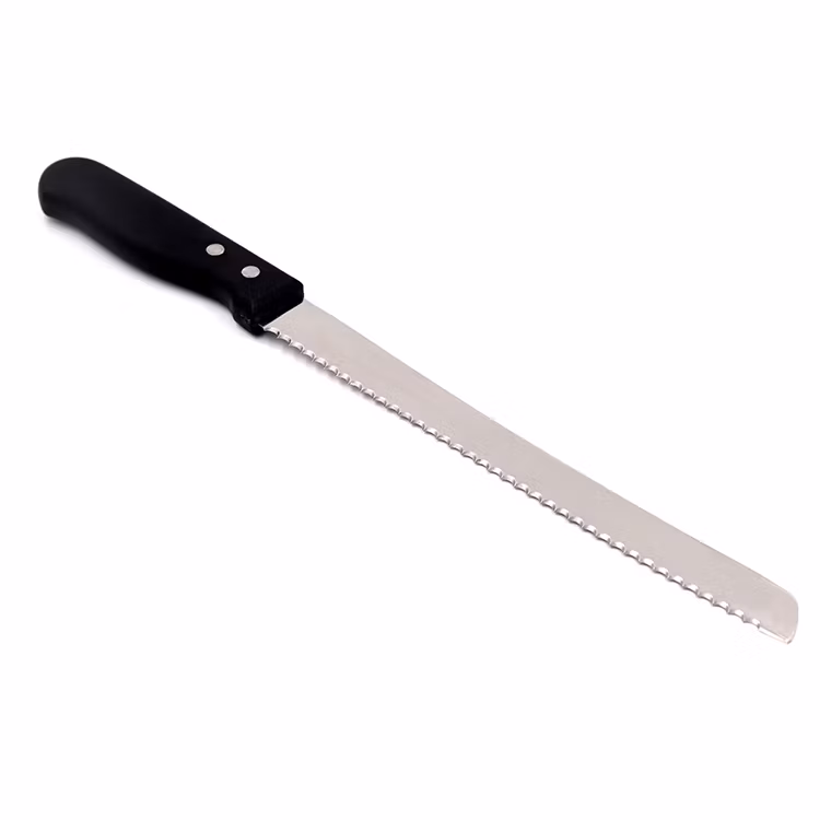 Multifunctional Stainless Steel Kitchen Knife Plastic or Wood Handle Bread Knife