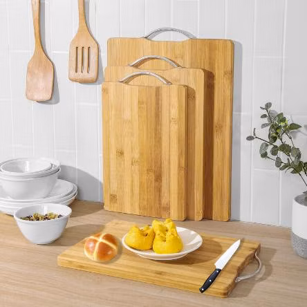 Customized Kitchen Bamboo Raw Food Cutting Chop Board