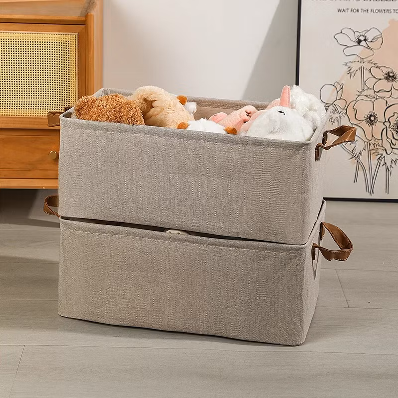 Foldable Storage Bin Fabric Storage Baskets with Handles for Organizing