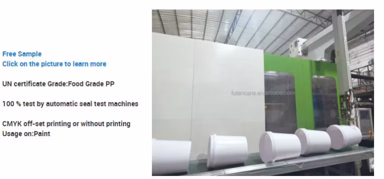 Support Custom 5 Gallons Bucket Plastic Buckets with Lid and Handle for Lubricant