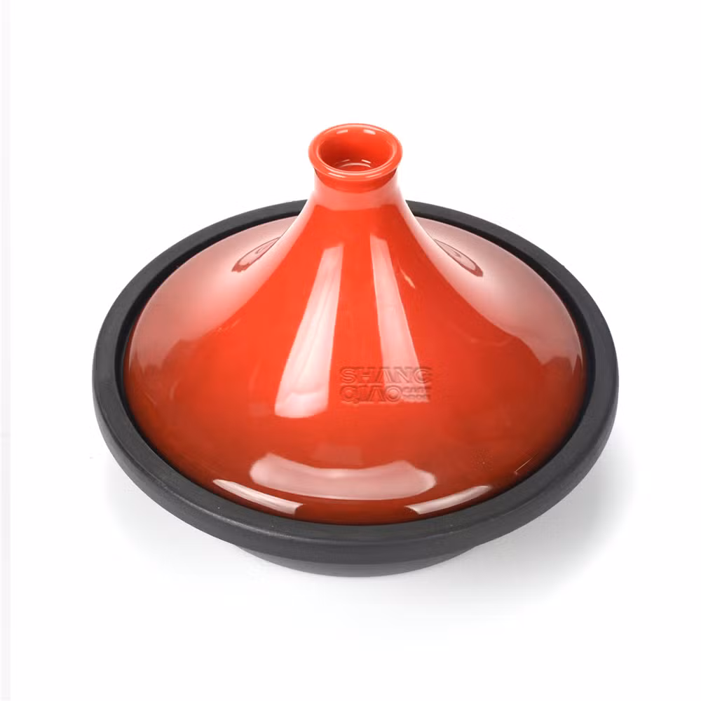 Customized Color Cast Iron Casseroles Ceramic Lid Moroccan Tagine Pot Cast Iron Enamel